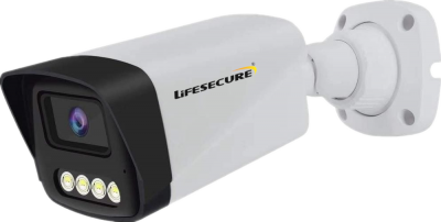LIFESECURE LSIPC-2K55IR 5.0MP Dual Light Bullet AI PoE IP Camera With Mic