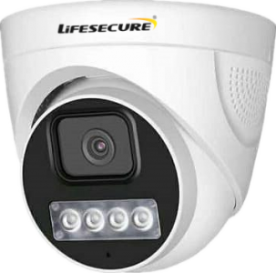 LIFESECURE LSIPC-2K55IR 5.0MP Dual Light Dome AI PoE IP Camera With Mic