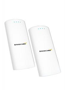 LIFESECURE WiFi N 867Mpbs 5GHz Outdoor CPE Access Point 1 to 1 (5km to 15km)